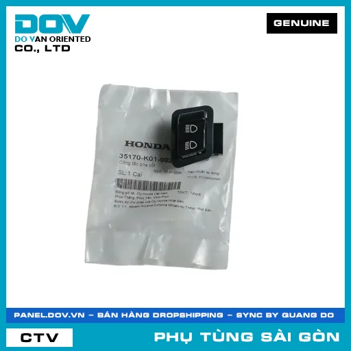 CÔNG TẮC PHA CỐT | HONDA PARTS CODE 35170K01902 — 35170K01902