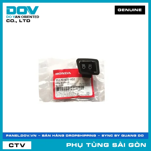 CÔNG TẮC PHA CỐT | HONDA PARTS CODE 35170K35V02 — 35170K35V02