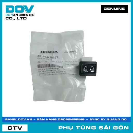 CÔNG TẮC PHA CỐT | HONDA PARTS CODE 35170KTM971 — 35170KTM971
