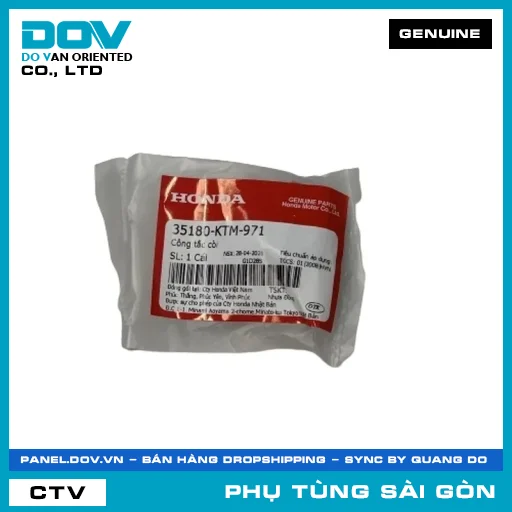 CÔNG TẮC CÒI | HONDA PARTS CODE 35180KTM971 — 35180KTM971