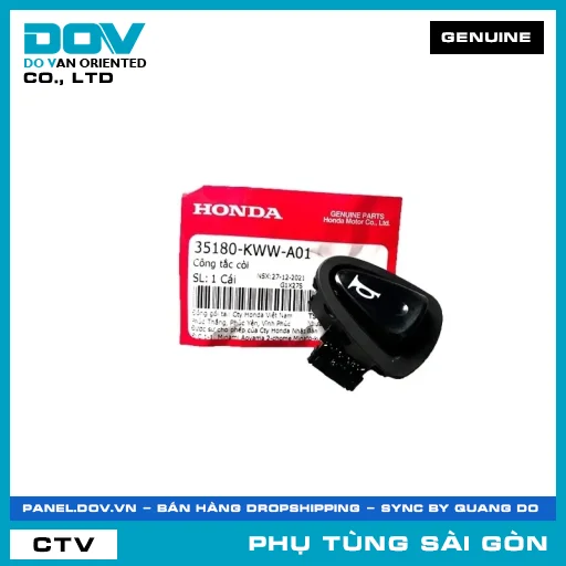 CÔNG TẮC CÒI | HONDA PARTS CODE 35180KWWA01 — 35180KWWA01