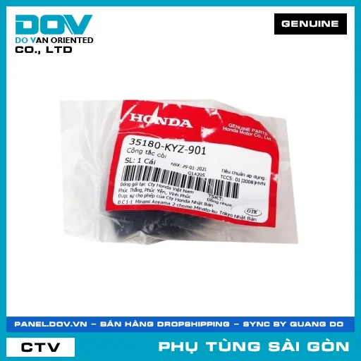 CÔNG TẮC CÒI | HONDA PARTS CODE 35180KYZ901 — 35180KYZ901