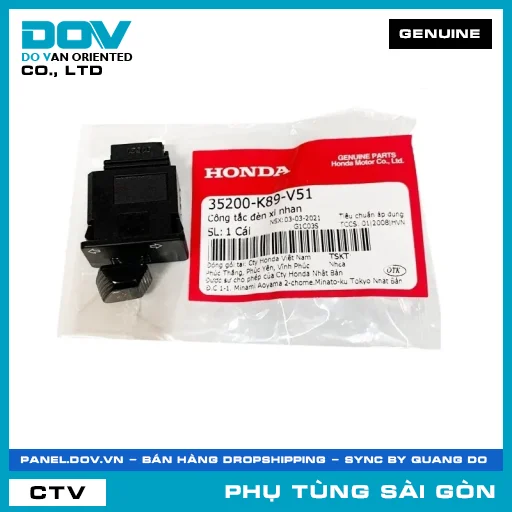 CÔNG TẮC ĐÈN XI NHAN | HONDA PARTS CODE 35200K89V51 — 35200K89V51