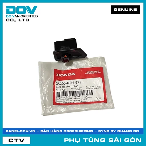 CÔNG TẮC ĐÈN XI NHAN | HONDA PARTS CODE 35200KTM971 — 35200KTM971