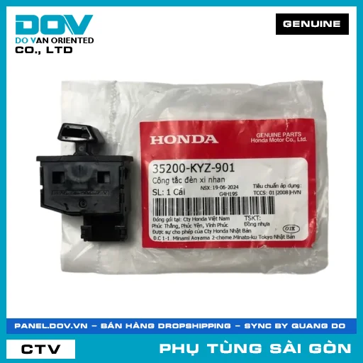 CÔNG TẮC ĐÈN XI NHAN | HONDA PARTS CODE 35200KYZ901 — 35200KYZ901