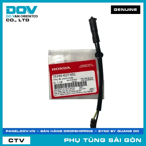 CÔNG TẮC PHANH TRƯỚC | HONDA PARTS CODE 35340K27V01 — 35340K27V01