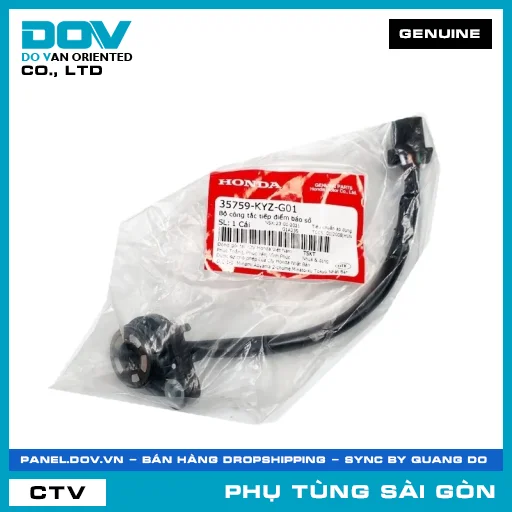 BỘ CÔNG TẮC TIẾP ĐIỂM BÁO SỐ | HONDA PARTS CODE 35759KYZG01 — 35759KYZG01