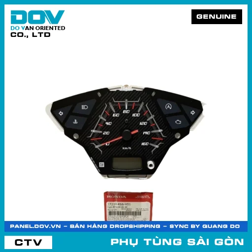 CỤM ĐỒNG HỒ CONTERMET | HONDA PARTS CODE 37210K66V01 — 37210K66V01