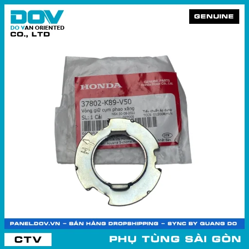 VÒNG GIỮ CỤM PHAO XĂNG | HONDA PARTS CODE 37802K89V50 — 37802K89V50