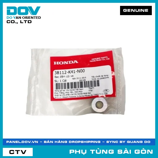 BẠC ĐỆM KÈN XE | HONDA PARTS CODE 38112K41N00 — 38112K41N00