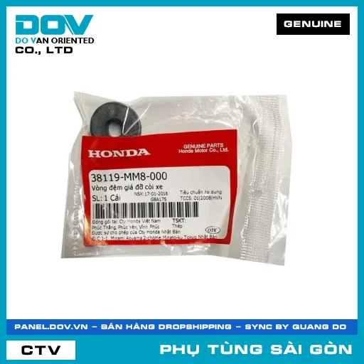 LONG ĐỀN GIÁ ĐỠ KÈN XE | HONDA PARTS CODE 38119MM8000 — 38119MM8000