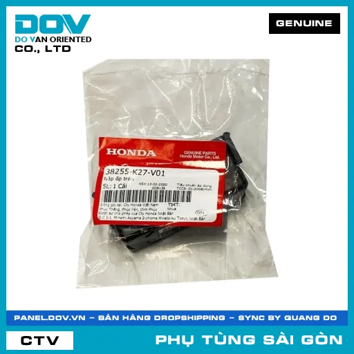 NẮP ỐP TRÊN | HONDA PARTS CODE 38255K27V01 — 38255K27V01