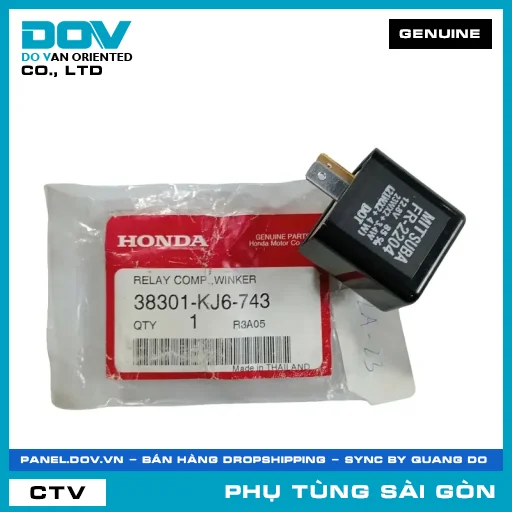 RƠ LE XI NHAN | HONDA PARTS CODE 38301KJ6743 — 38301KJ6743
