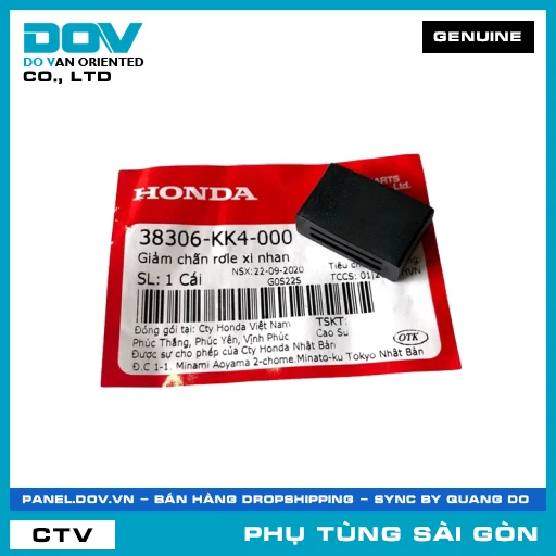 GIẢM CHẤN RƠLE XI NHAN | HONDA PARTS CODE 38306KK4000 — 38306KK4000