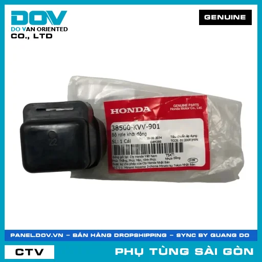 BỘ RƠLE KHỞI ĐỘNG | HONDA PARTS CODE 38500KVV901 — 38500KVV901