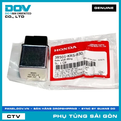 RƠLE KHỞI ĐỘNG | HONDA PARTS CODE 38501KRS830 — 38501KRS830