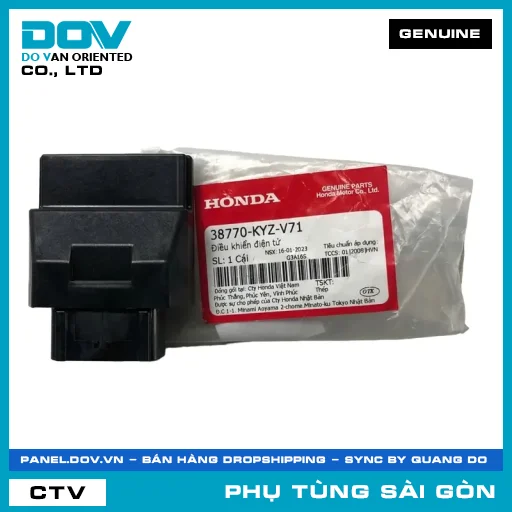 ĐIỀU KHIỂN ĐIỆN TỬ | HONDA PARTS CODE 38770KYZV71 — 38770KYZV71