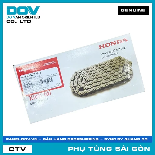 XÍCH DID428VIX4-120ZB | HONDA PARTS CODE 40540K2PV71 — 40540K2PV71