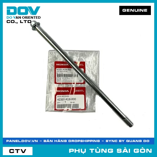 TRỤC BÁNH XE SAU | HONDA PARTS CODE 42301K26900 — 42301K26900