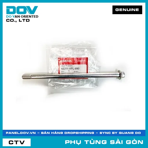 TRỤC BÁNH XE SAU | HONDA PARTS CODE 42301KFL890 — 42301KFL890
