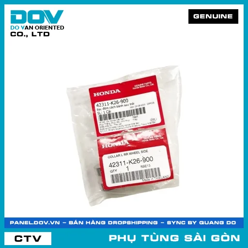 BẠC ĐỆM CÁCH BÁNH SAU TRÁI | HONDA PARTS CODE 42311K26900 — 42311K26900