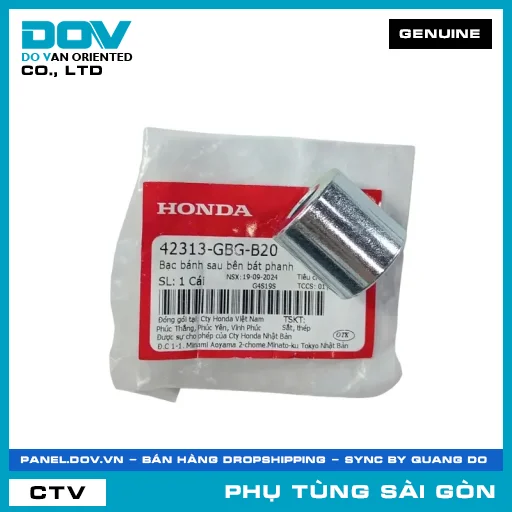 BẠC BÁNH SAU BÊN BÁT PHANH | HONDA PARTS CODE 42313GBGB20 — 42313GBGB20