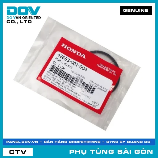 PHỐT O 40.5X2 | HONDA PARTS CODE 42653001004 — 42653001004