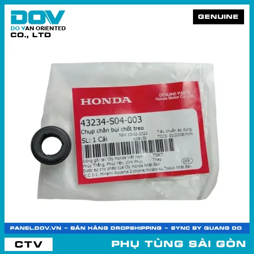 CHỤP CHẮN BỤI CHỐT TREO | HONDA PARTS CODE 43234S04003 — 43234S04003