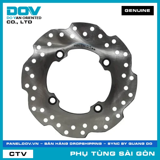 ĐĨA THẮNG SAU | HONDA PARTS CODE 43251K15601 — 43251K15601