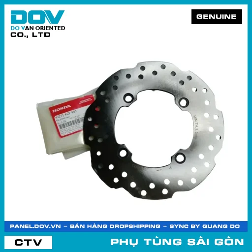 ĐĨA THẮNG SAU | HONDA PARTS CODE 43251K2PV61 — 43251K2PV61
