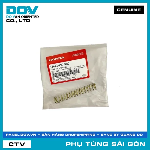 LÒ XO CẦN PHANH SAU | HONDA PARTS CODE 43472K97T00 — 43472K97T00