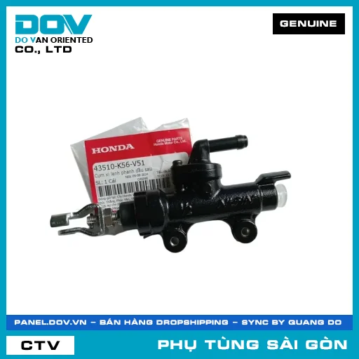 CỤM XI LANH PHANH NHỚT SAU | HONDA PARTS CODE 43510K56V51 — 43510K56V51
