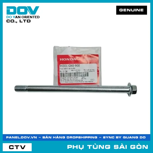 TRỤC BÁNH XE TRƯỚC | HONDA PARTS CODE 44301GN5900 — 44301GN5900