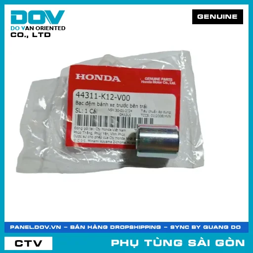 BẠC ĐỆM BÁNH XE TRƯỚC BÊN TRÁI | HONDA PARTS CODE 44311K12V00 — 44311K12V00