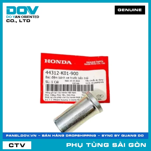 BẠC ĐỆM BÁNH XE TRƯỚC BÊN TRÁI | HONDA PARTS CODE 44312K01900 — 44312K01900