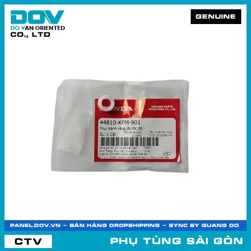 TRỤC BÁNH RĂNG ĐO TỐC ĐỘ | HONDA PARTS CODE 44810KFM901 — 44810KFM901