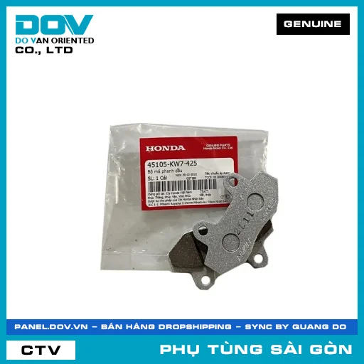 BỘ BỐ THẮNG NHỚT | HONDA PARTS CODE 45105KW7425 — 45105KW7425