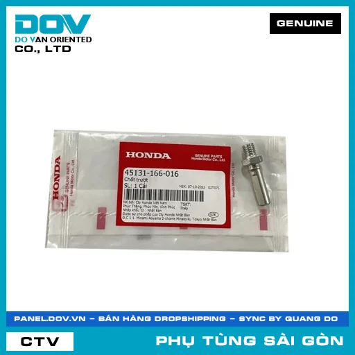 BU-LÔNG CHỐT | HONDA PARTS CODE 45131166016 — 45131166016