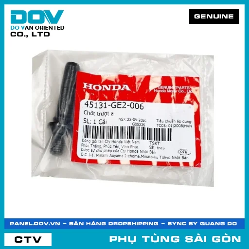 CHỐT TRƯỢT A | HONDA PARTS CODE 45131GE2006 — 45131GE2006