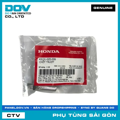 CHỐT TRƯỢT | HONDA PARTS CODE 45131GZ0006 — 45131GZ0006