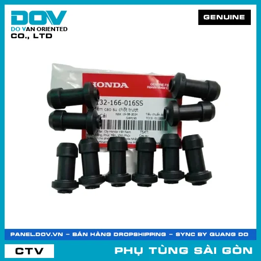 BỘ ĐỆM CAO SU CHỐT TRƯỢT | HONDA PARTS CODE 45132166016SS — 45132166016SS