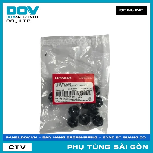 BỘ PHỐT CHẮN BỤI CHỐT TRƯỢT B | HONDA PARTS CODE 45133MA3006SS — 45133MA3006SS