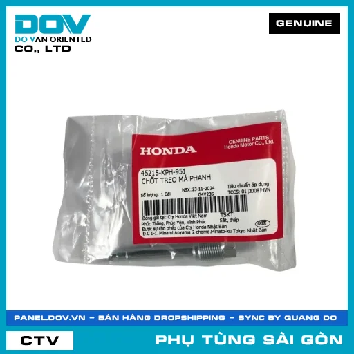 CHỐT TREO BỐ THẮNG | HONDA PARTS CODE 45215KPH951 — 45215KPH951
