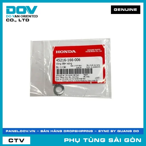 LONG ĐỀN SÓNG | HONDA PARTS CODE 45216166006 — 45216166006