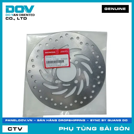 ĐĨA THẮNG TRƯỚC | HONDA PARTS CODE 45251K90V01 — 45251K90V01