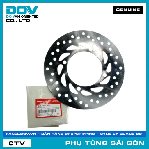 ĐĨA THẮNG TRƯỚC | HONDA PARTS CODE 45351K01900 — 45351K01900