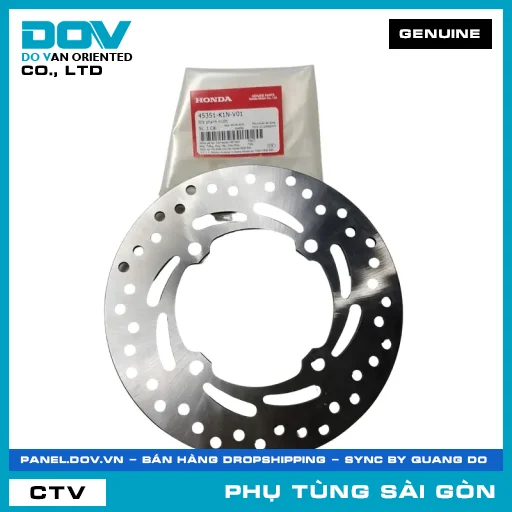 ĐĨA THẮNG TRƯỚC | HONDA PARTS CODE 45351K1NV01 — 45351K1NV01