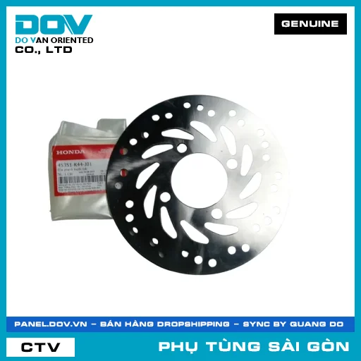 ĐĨA THẮNG TRƯỚC TRÁI | HONDA PARTS CODE 45351K44J01 — 45351K44J01