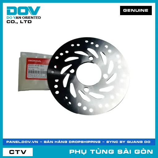 ĐĨA THẮNG TRƯỚC | HONDA PARTS CODE 45351KVB961 — 45351KVB961