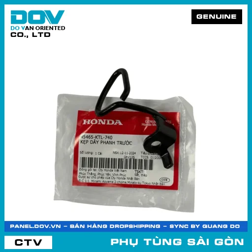KẸP DÂY PHANH TRƯỚC | HONDA PARTS CODE 45465KTL740 — 45465KTL740